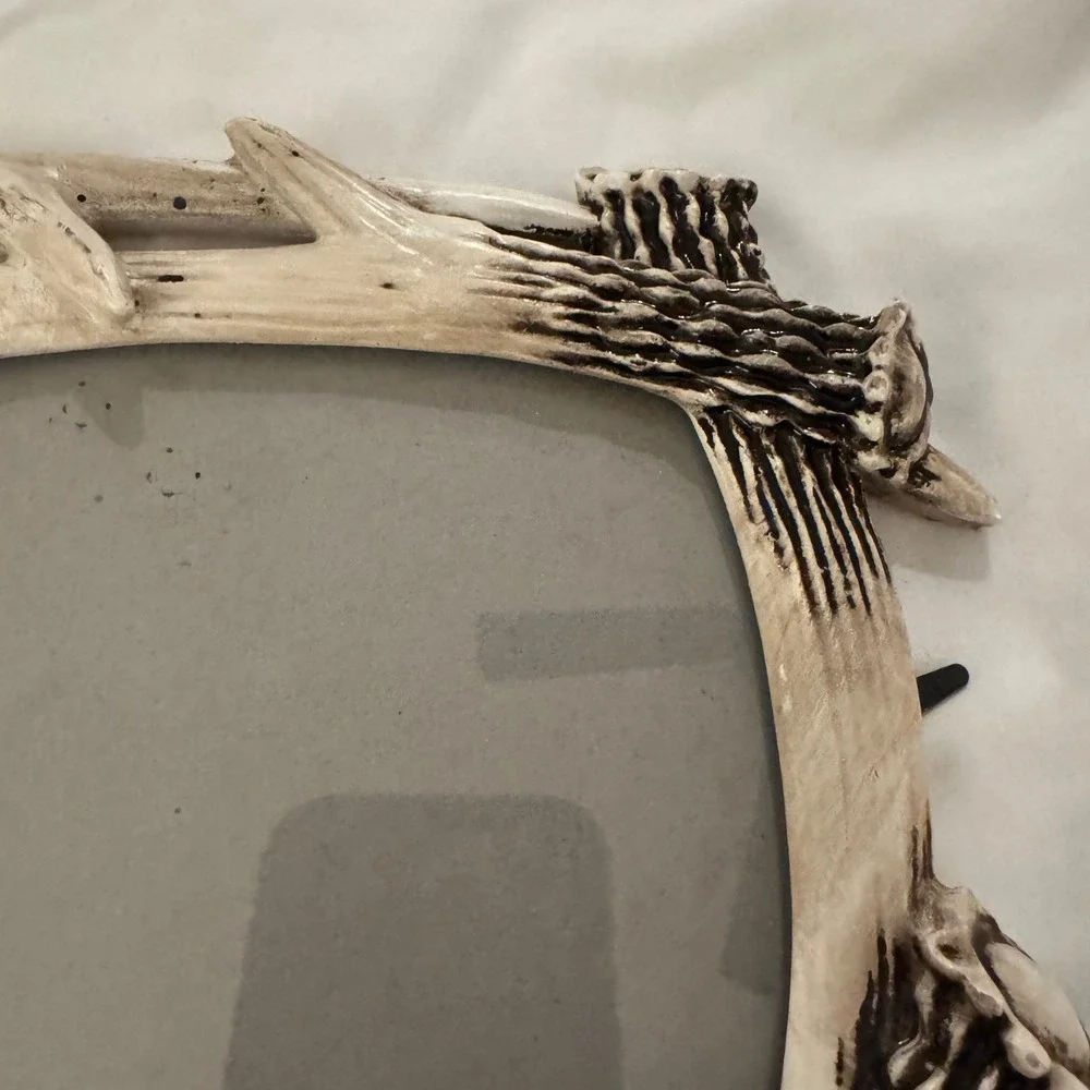 Rustic Antler‎ Photo Frame Western Lodge Cabin Decor 4x6 Picture